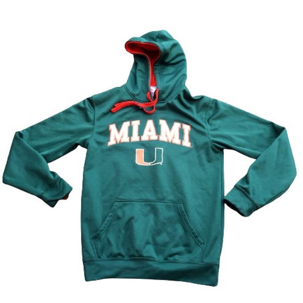 Pro Edge University Of Miami Hurricanes Men's SM Pullover Hoodie